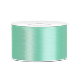 Stuha mint saténová 3,8 cm